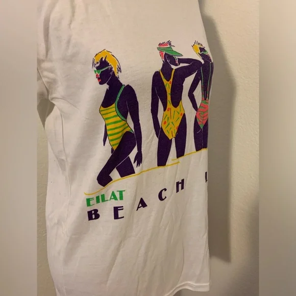 NWOT Eillat Beach Life T-Shirt Top- Size Large - Picture 3 of 7